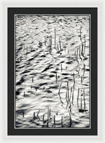 Load image into Gallery viewer, Reeds in Ripples - Framed Print
