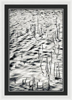 Load image into Gallery viewer, Reeds in Ripples - Framed Print
