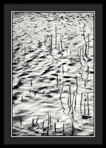 Load image into Gallery viewer, Reeds in Ripples - Framed Print
