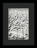 Load image into Gallery viewer, Reeds in Ripples - Framed Print
