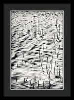 Load image into Gallery viewer, Reeds in Ripples - Framed Print
