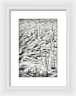 Load image into Gallery viewer, Reeds in Ripples - Framed Print
