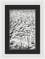Load image into Gallery viewer, Reeds in Ripples - Framed Print
