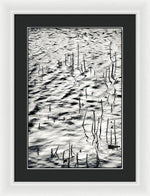Load image into Gallery viewer, Reeds in Ripples - Framed Print
