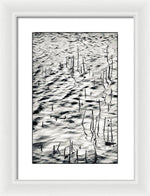 Load image into Gallery viewer, Reeds in Ripples - Framed Print
