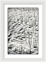 Load image into Gallery viewer, Reeds in Ripples - Framed Print

