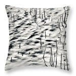 Load image into Gallery viewer, Reeds in Ripples - Throw Pillow
