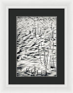 Load image into Gallery viewer, Reeds in Ripples - Framed Print
