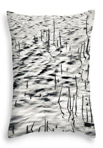 Load image into Gallery viewer, Reeds in Ripples - Throw Pillow
