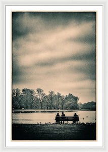 Resting in Hyde Park - Framed Print