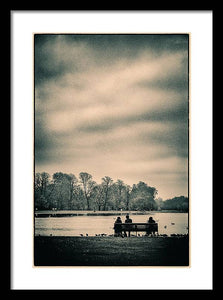 Resting in Hyde Park - Framed Print