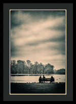 Load image into Gallery viewer, Resting in Hyde Park - Framed Print
