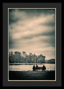 Resting in Hyde Park - Framed Print