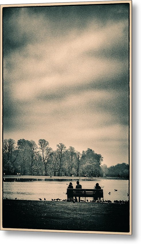 Resting in Hyde Park - Metal Print