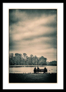 Resting in Hyde Park - Framed Print