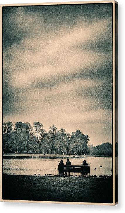 Resting in Hyde Park - Acrylic Print