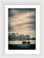 Load image into Gallery viewer, Resting in Hyde Park - Framed Print
