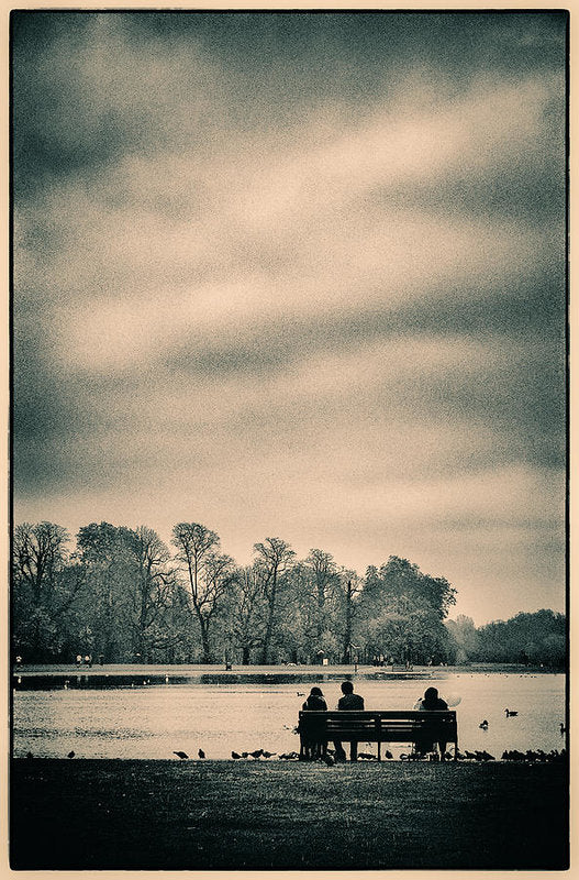 Resting in Hyde Park - Art Print