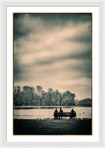 Resting in Hyde Park - Framed Print