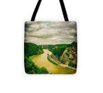 Load image into Gallery viewer, River Avon Curvature as seen from Clifton Suspension Bridge - Tote Bag
