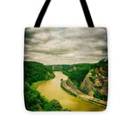 Load image into Gallery viewer, River Avon Curvature as seen from Clifton Suspension Bridge - Tote Bag
