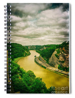 Load image into Gallery viewer, River Avon Curvature as seen from Clifton Suspension Bridge - Spiral Notebook
