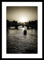 Load image into Gallery viewer, River Views on the Seine - Framed Print
