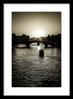Load image into Gallery viewer, River Views on the Seine - Framed Print
