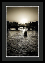 Load image into Gallery viewer, River Views on the Seine - Framed Print
