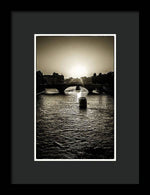 Load image into Gallery viewer, River Views on the Seine - Framed Print
