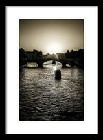 Load image into Gallery viewer, River Views on the Seine - Framed Print
