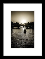Load image into Gallery viewer, River Views on the Seine - Framed Print

