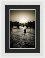 Load image into Gallery viewer, River Views on the Seine - Framed Print
