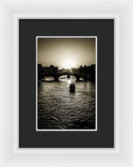 Load image into Gallery viewer, River Views on the Seine - Framed Print
