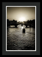 Load image into Gallery viewer, River Views on the Seine - Framed Print
