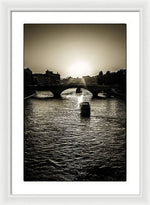 Load image into Gallery viewer, River Views on the Seine - Framed Print
