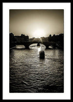 Load image into Gallery viewer, River Views on the Seine - Framed Print
