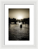 Load image into Gallery viewer, River Views on the Seine - Framed Print
