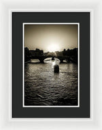 Load image into Gallery viewer, River Views on the Seine - Framed Print
