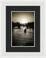 Load image into Gallery viewer, River Views on the Seine - Framed Print

