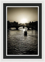 Load image into Gallery viewer, River Views on the Seine - Framed Print
