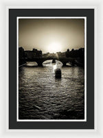 Load image into Gallery viewer, River Views on the Seine - Framed Print
