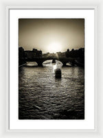 Load image into Gallery viewer, River Views on the Seine - Framed Print
