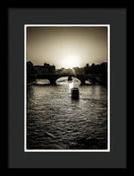 Load image into Gallery viewer, River Views on the Seine - Framed Print
