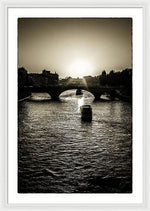 Load image into Gallery viewer, River Views on the Seine - Framed Print
