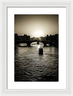 Load image into Gallery viewer, River Views on the Seine - Framed Print
