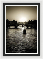 Load image into Gallery viewer, River Views on the Seine - Framed Print
