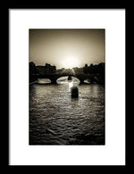 Load image into Gallery viewer, River Views on the Seine - Framed Print
