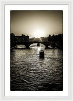 Load image into Gallery viewer, River Views on the Seine - Framed Print
