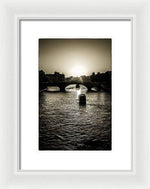 Load image into Gallery viewer, River Views on the Seine - Framed Print
